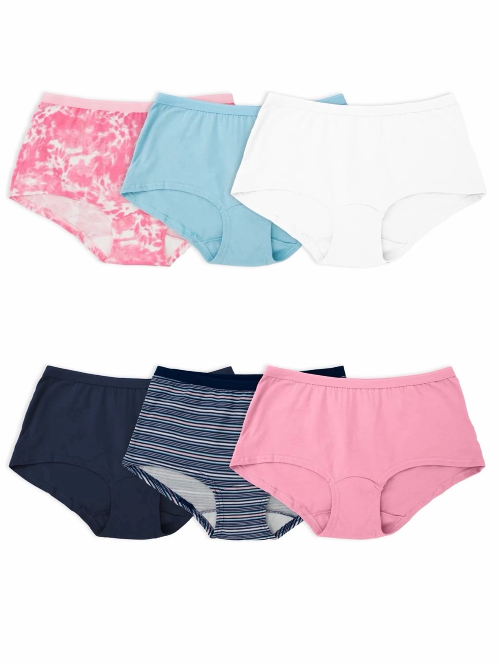 Cotton Boyshort Underwear, 6-Pack - Picture 4 of 6